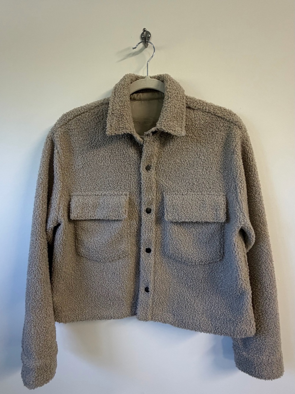 Vuori Women's Taupe Teddy Sherpa Jacket